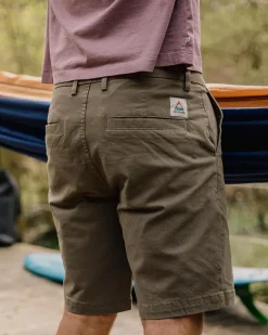 Floris van Bommel Shorts|Best Sellers>365 Organic Cotton Short Dusty Olive