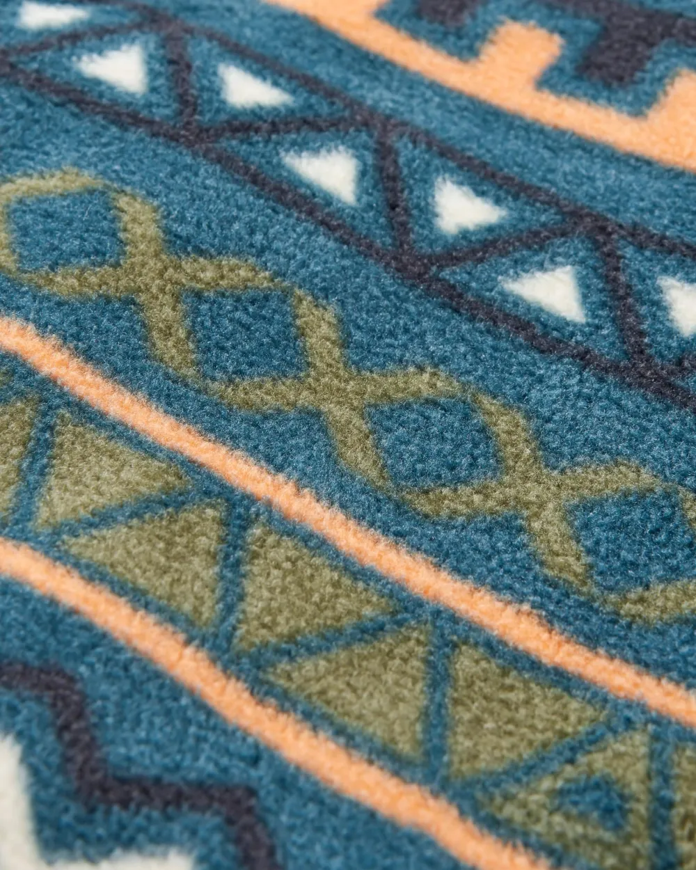 Passenger Dungarees & Pants|Best Sellers>Ace Recycled Polar Fleece Dungarees Retro Geo Mediterranean