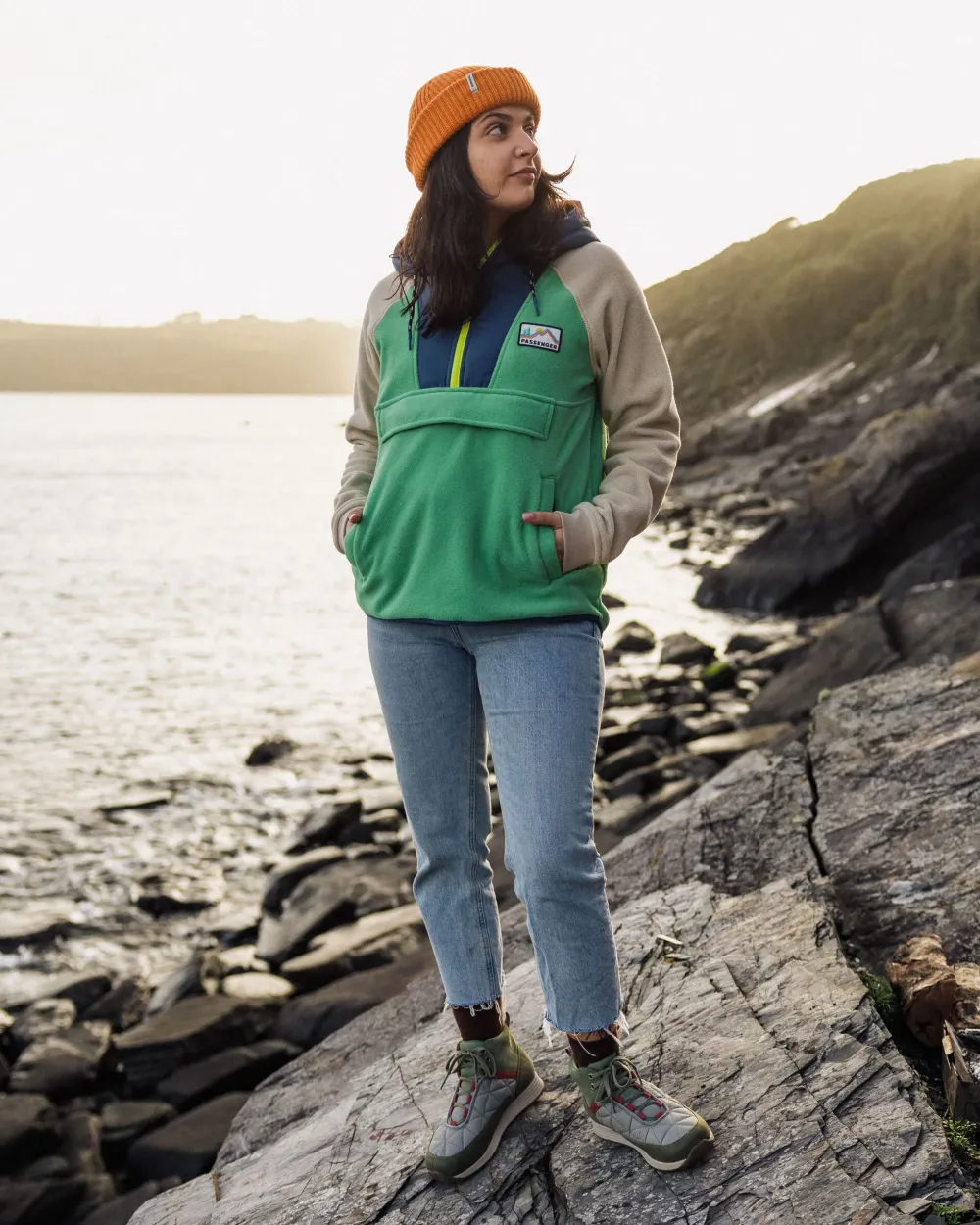 Passenger Fleece|Fleece>Alexander Recycled Polar Hooded Fleece Green Spruce