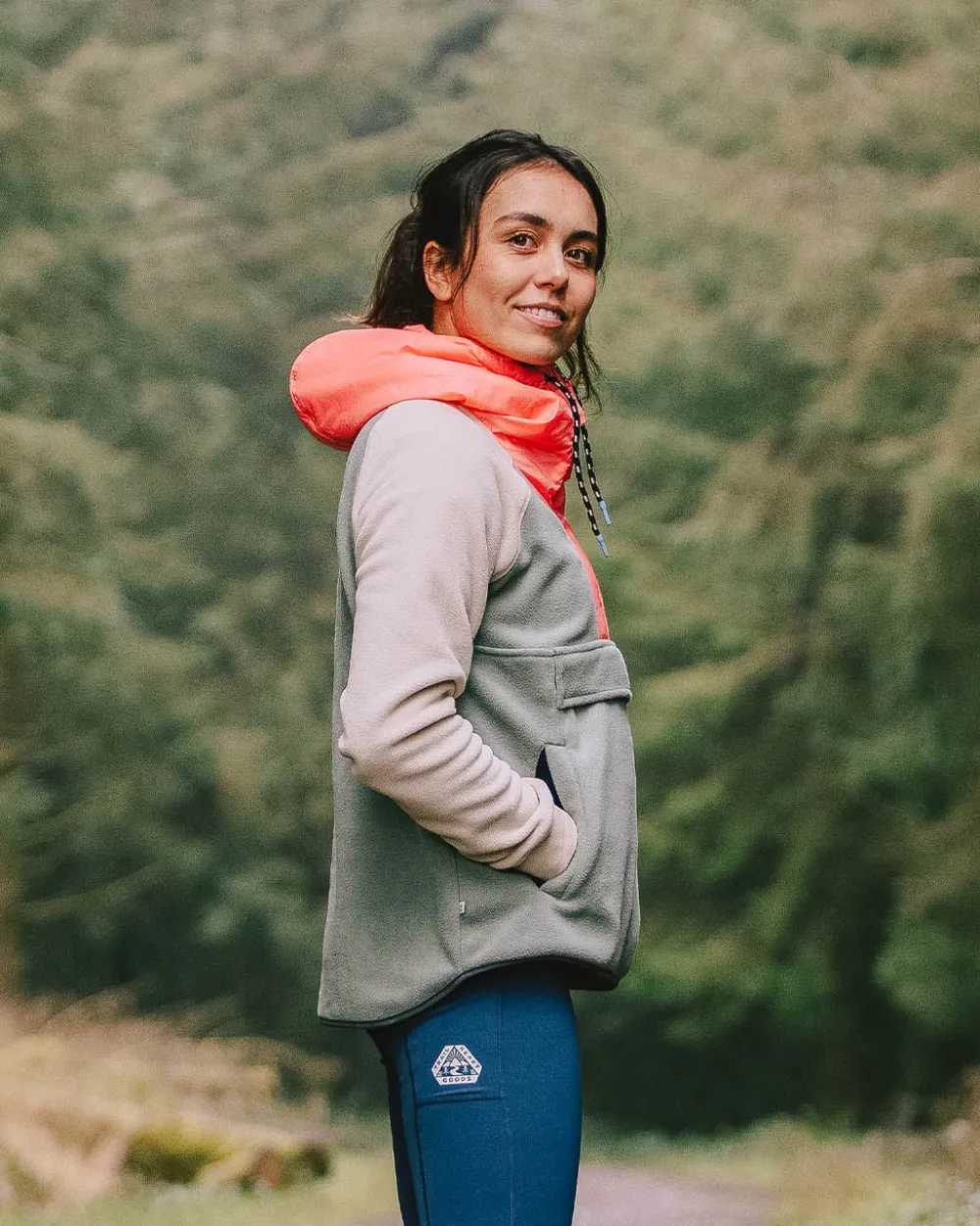 Passenger Fleece|Fleece>Alexander Recycled Polar Hooded Fleece Pistachio