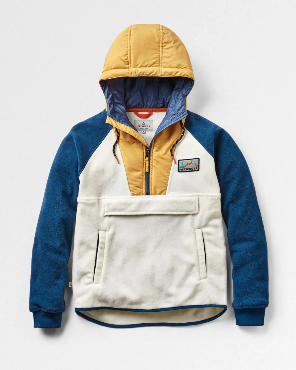 Passenger Fleece|Fleece>Alexander Recycled Polar Hooded Fleece Egret