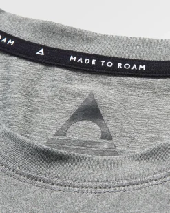 Passenger T-Shirts & Tank Tops|Activewear>All Day Active Recycled T-Shirt Marl Grey Marl