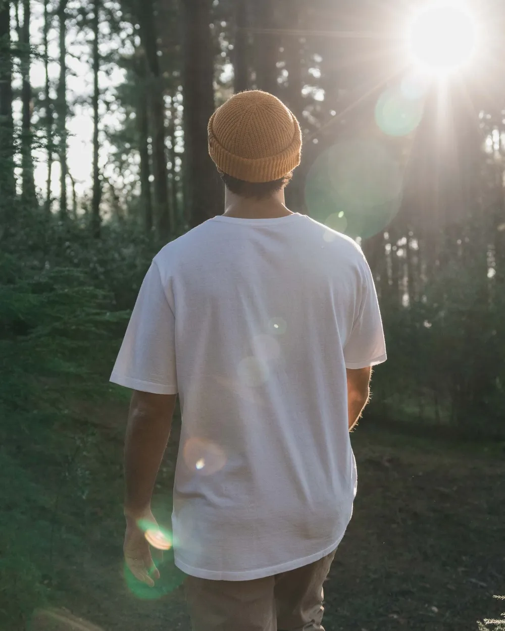 Passenger T-Shirts & Tank Tops>Alp Recycled Cotton T-Shirt White