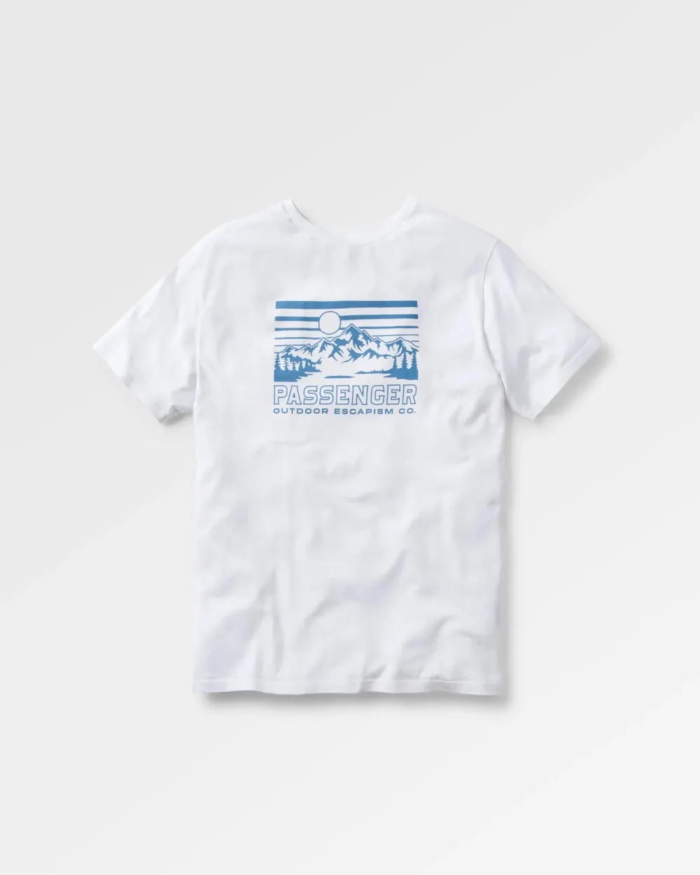 Passenger T-Shirts & Tank Tops>Alp Recycled Cotton T-Shirt White