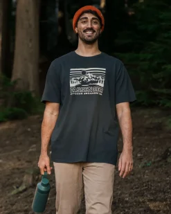 Passenger T-Shirts & Tank Tops>Alp Recycled Cotton T-Shirt Black