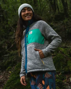 Passenger Fleece|Fleece>Amber Recycled Polartec® Fleece Grey Marl