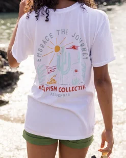 Passenger Tops & T-Shirts|Women's Outlet>Arabica Recycled Cotton Oversized T-Shirt White