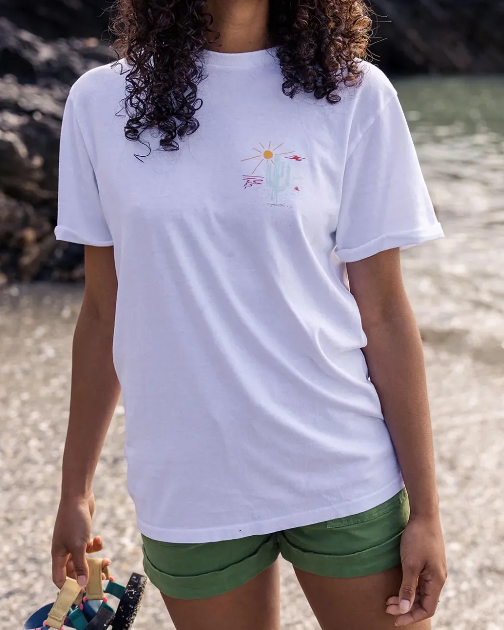 Passenger Tops & T-Shirts|Women's Outlet>Arabica Recycled Cotton Oversized T-Shirt White