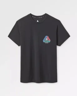 Passenger Tops & T-Shirts|Activewear>Aurora Recycled Active T-Shirt Black