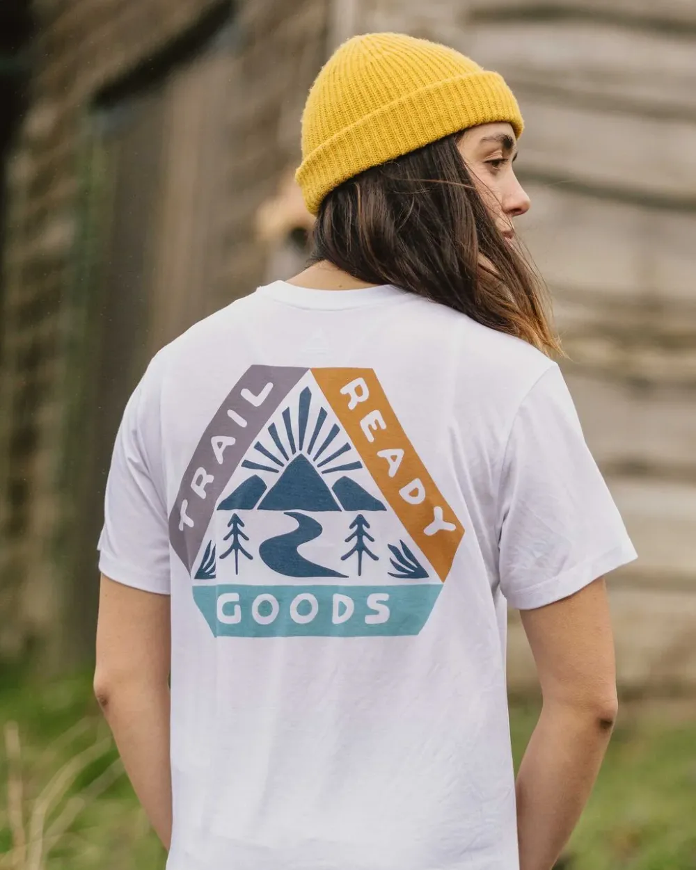 Passenger Tops & T-Shirts|Activewear>Aurora Recycled Active T-Shirt White