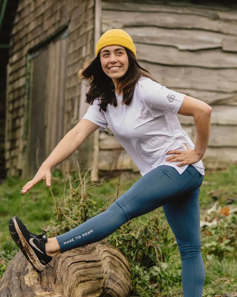 Passenger Tops & T-Shirts|Activewear>Aurora Recycled Active T-Shirt White