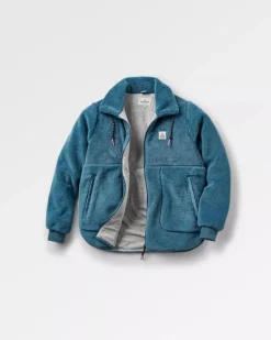 Passenger Fleece|Fleece>Awaken Recycled Deep-Pile Sherpa Fleece Washed Blue