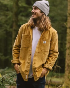 Passenger Shirts|Best Sellers>Backcountry Cord Shirt Mustard Gold