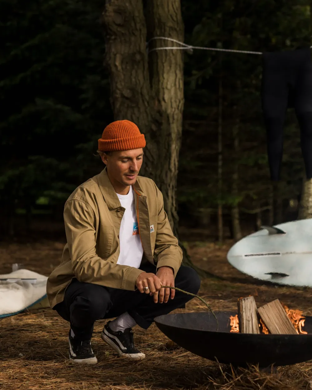 Passenger Shirts|Overshirts>Balsa Canvas Overshirt Biscuit