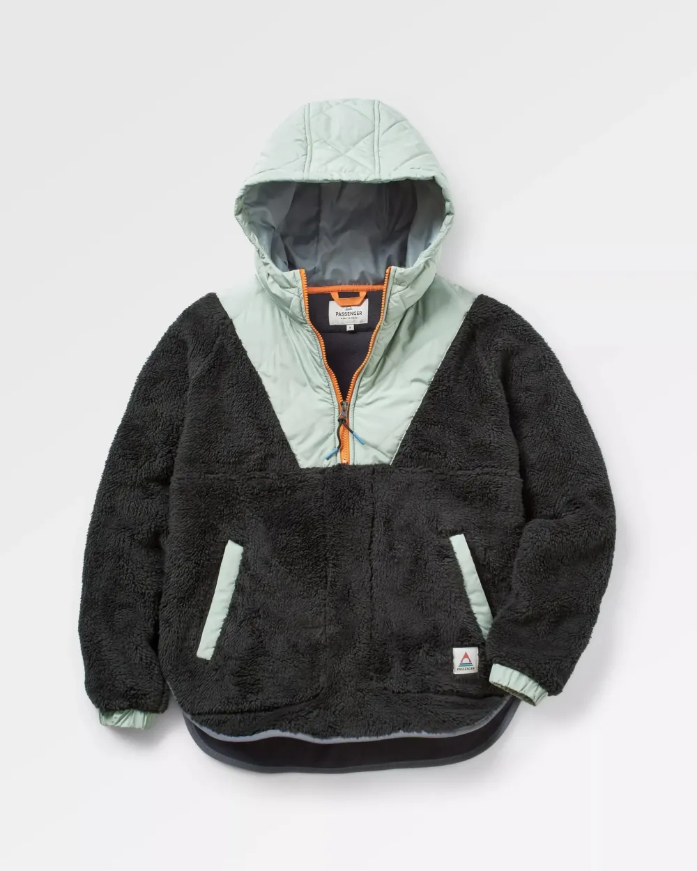 Passenger Women's Outlet|Women's>Beaumont Recycled Sherpa Hooded Fleece Black