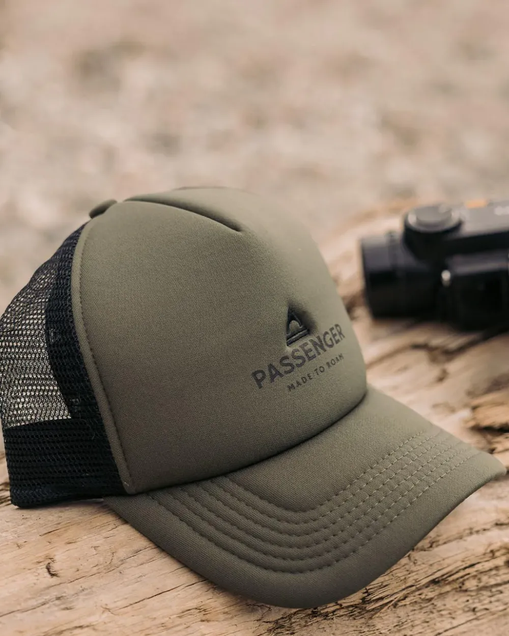 Floris van Bommel Caps & Hats|Caps & Hats>Beechey Snapback Trucker Cap Khaki