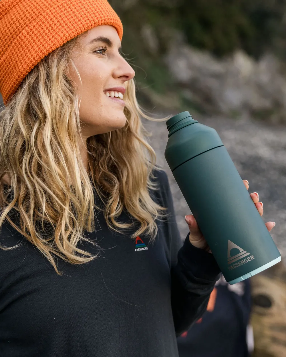 Floris van Bommel Outdoor Living|Outdoor Living>Big Ocean Bottle 1 Litre Passenger Forest Green