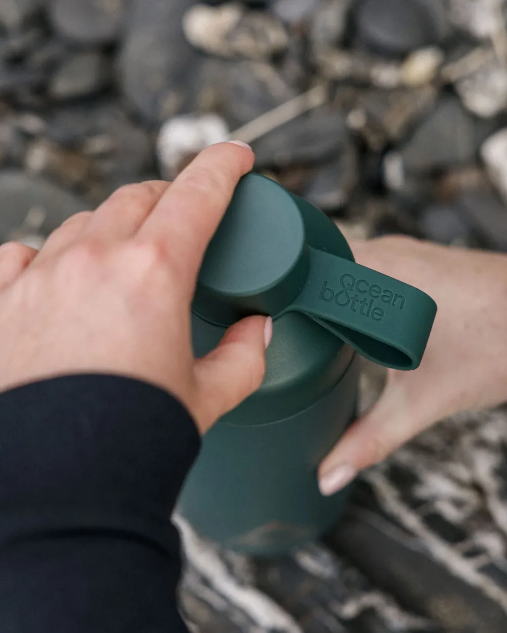 Floris van Bommel Outdoor Living|Outdoor Living>Big Ocean Bottle 1 Litre Passenger Forest Green