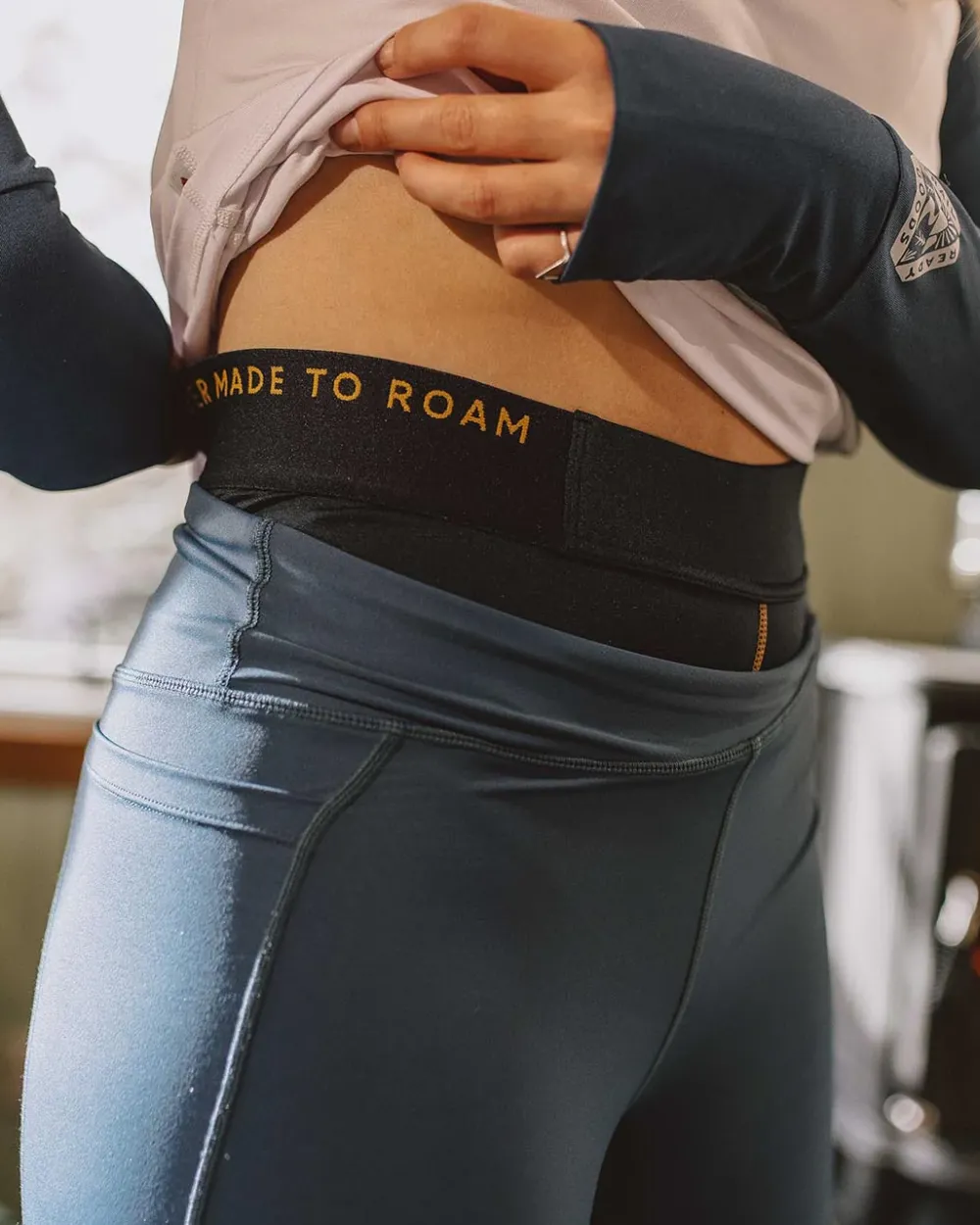 Passenger Leggings|Activewear>Blossom Recycled Base Layer Leggings Deep Navy