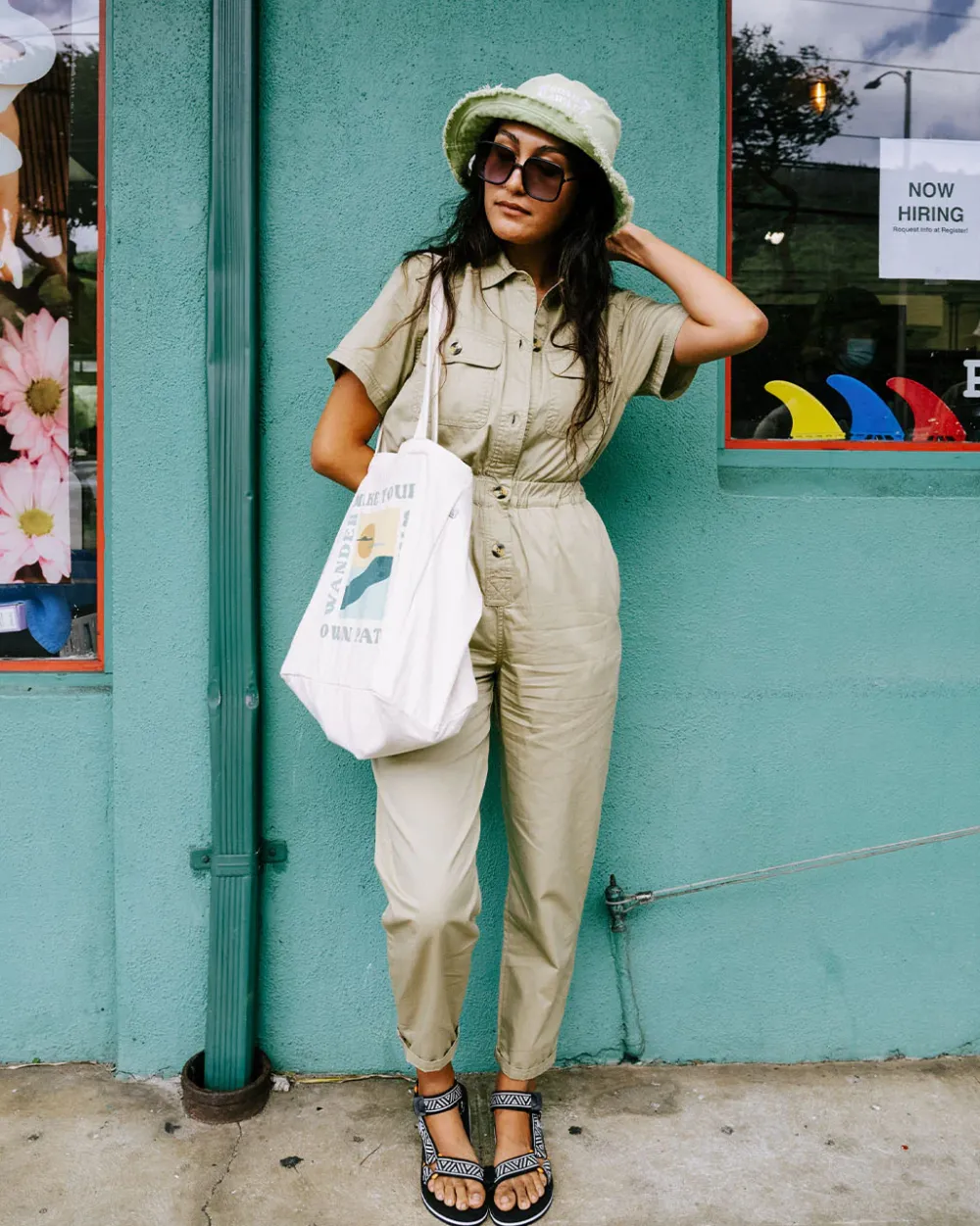 Passenger Jumpsuits & Playsuits|Dungarees & Pants>Bluebell Organic Cotton Boiler Suit Biscuit