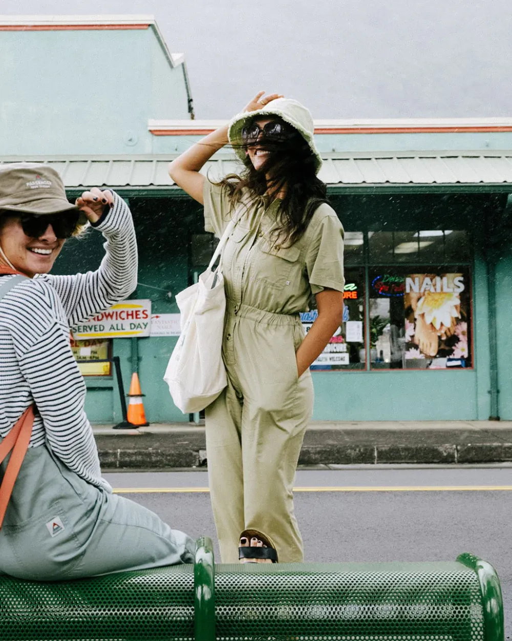 Passenger Jumpsuits & Playsuits|Dungarees & Pants>Bluebell Organic Cotton Boiler Suit Biscuit