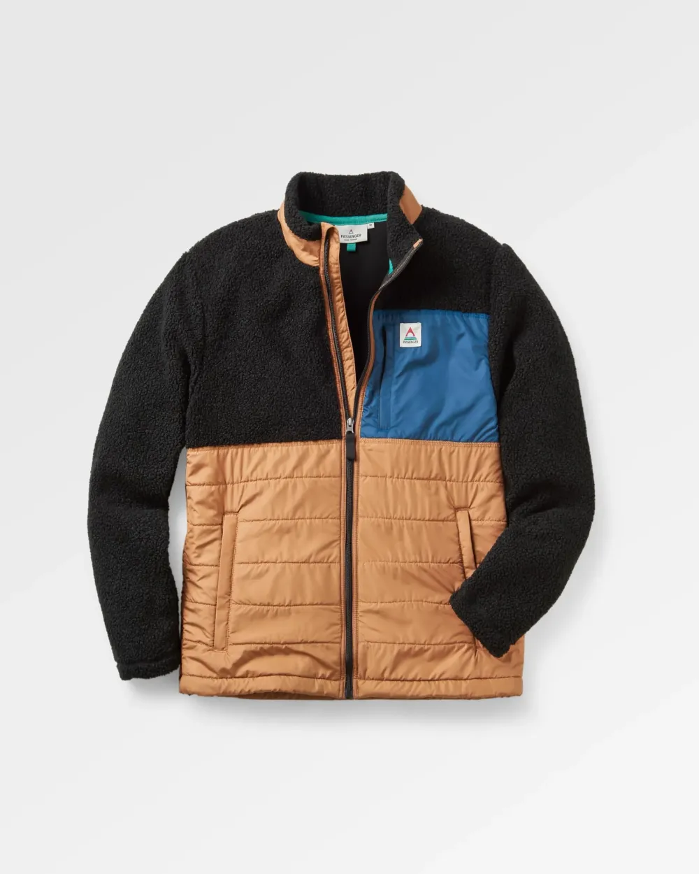 Floris van Bommel Fleece|Fleece>Born Explorer Recycled Polar-Lined Sherpa Fleece Black