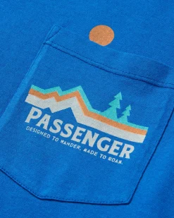 Passenger T-Shirts & Tank Tops>Branch Out Recycled Cotton T-Shirt True Blue