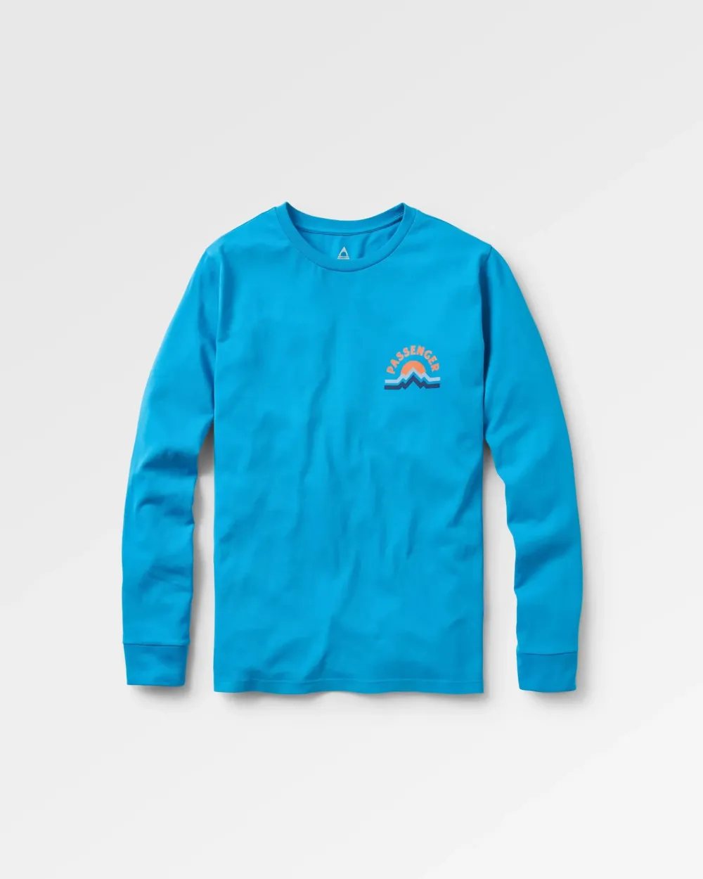 Passenger Tops & T-Shirts>Breathe Recycled Cotton LS T-Shirt Atlantic Blue