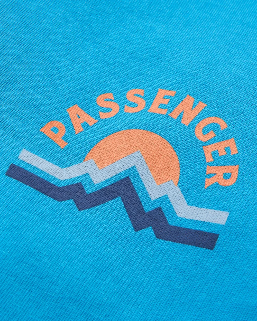 Passenger Tops & T-Shirts>Breathe Recycled Cotton LS T-Shirt Atlantic Blue