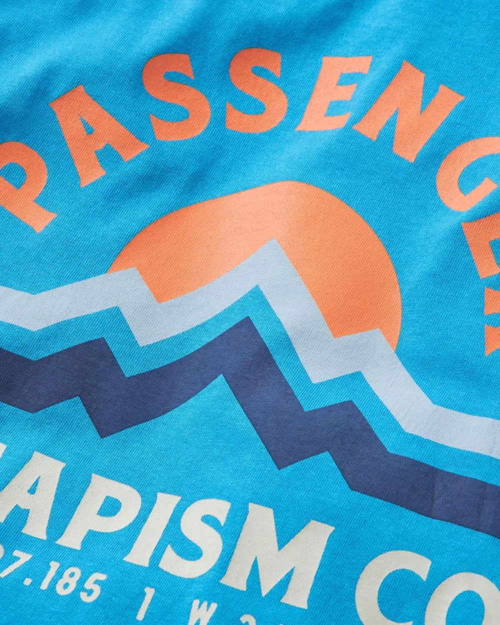 Passenger Tops & T-Shirts>Breathe Recycled Cotton LS T-Shirt Atlantic Blue