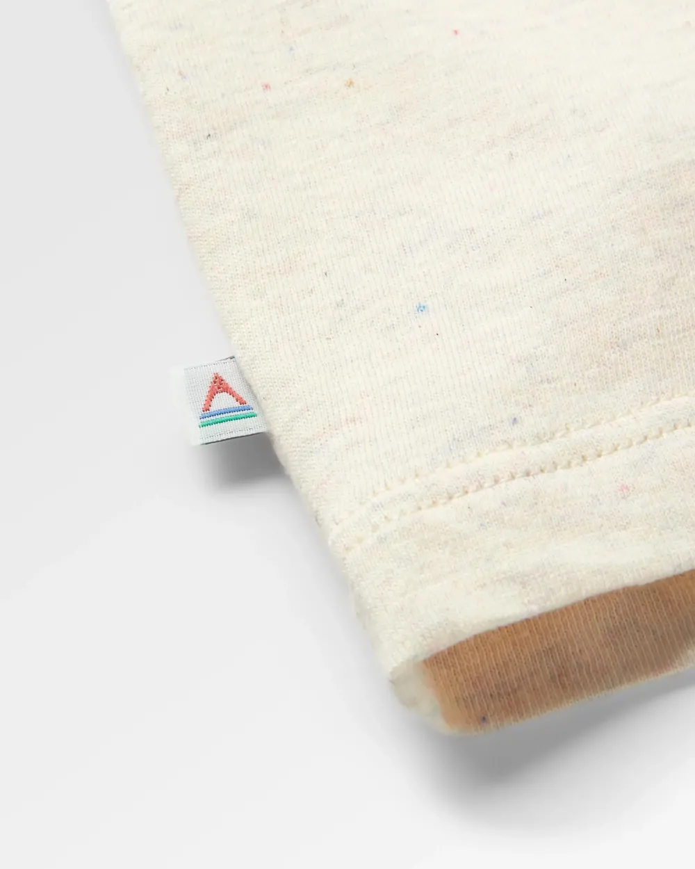 Passenger Tops & T-Shirts>Breathe Recycled Cotton Marl T-Shirt Milky Marl