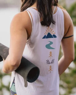 Passenger Tank Tops|Tops & T-Shirts>Breezy Recycled Active Tank Top White