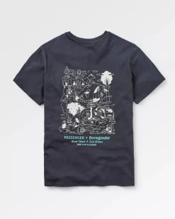 Passenger T-Shirts & Tank Tops|Best Sellers>Brews  Views T-Shirt X Brewgooder Black