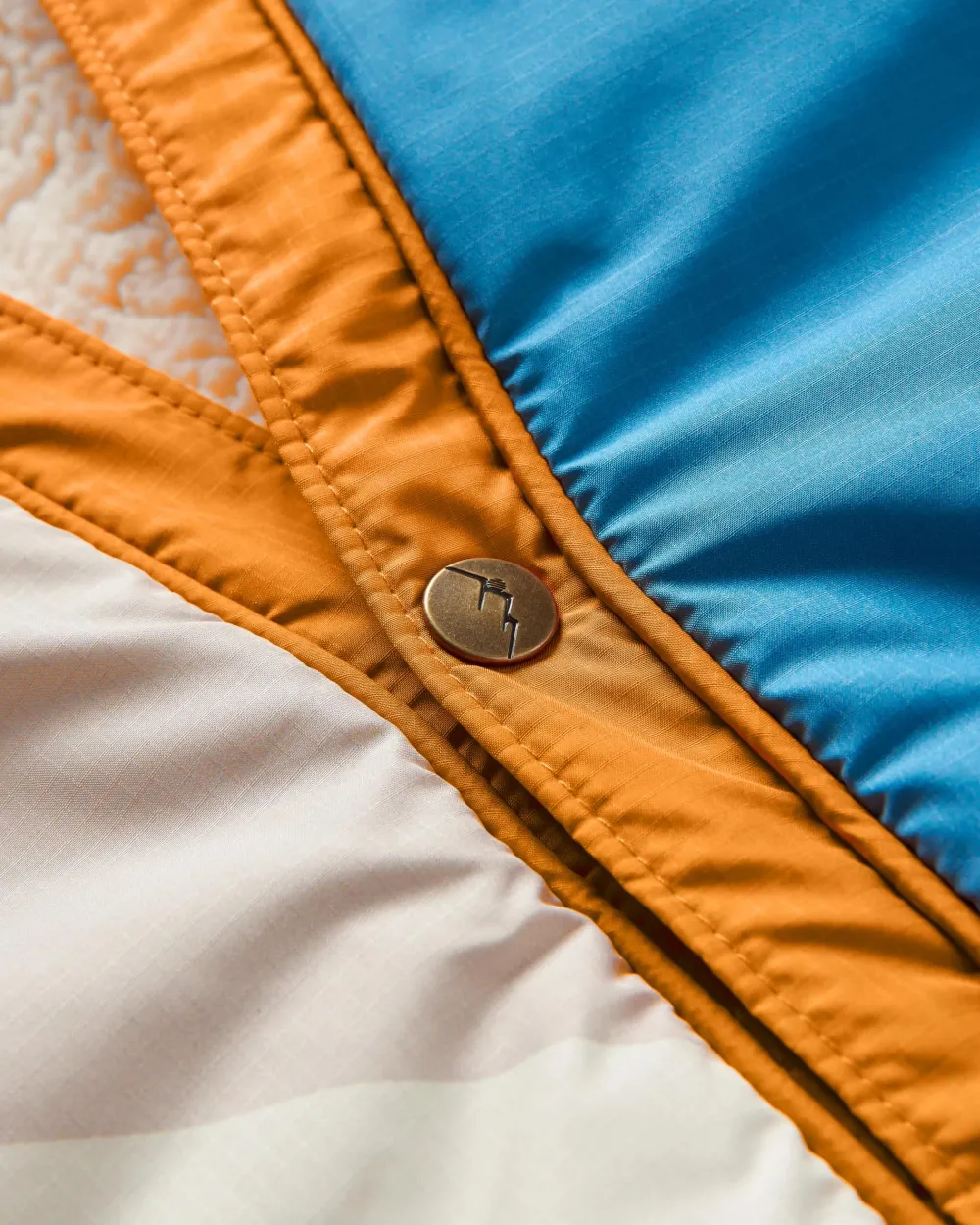 Floris van Bommel Blankets|Outdoor Living>Cabin Recycled Sherpa Blanket Cornflower