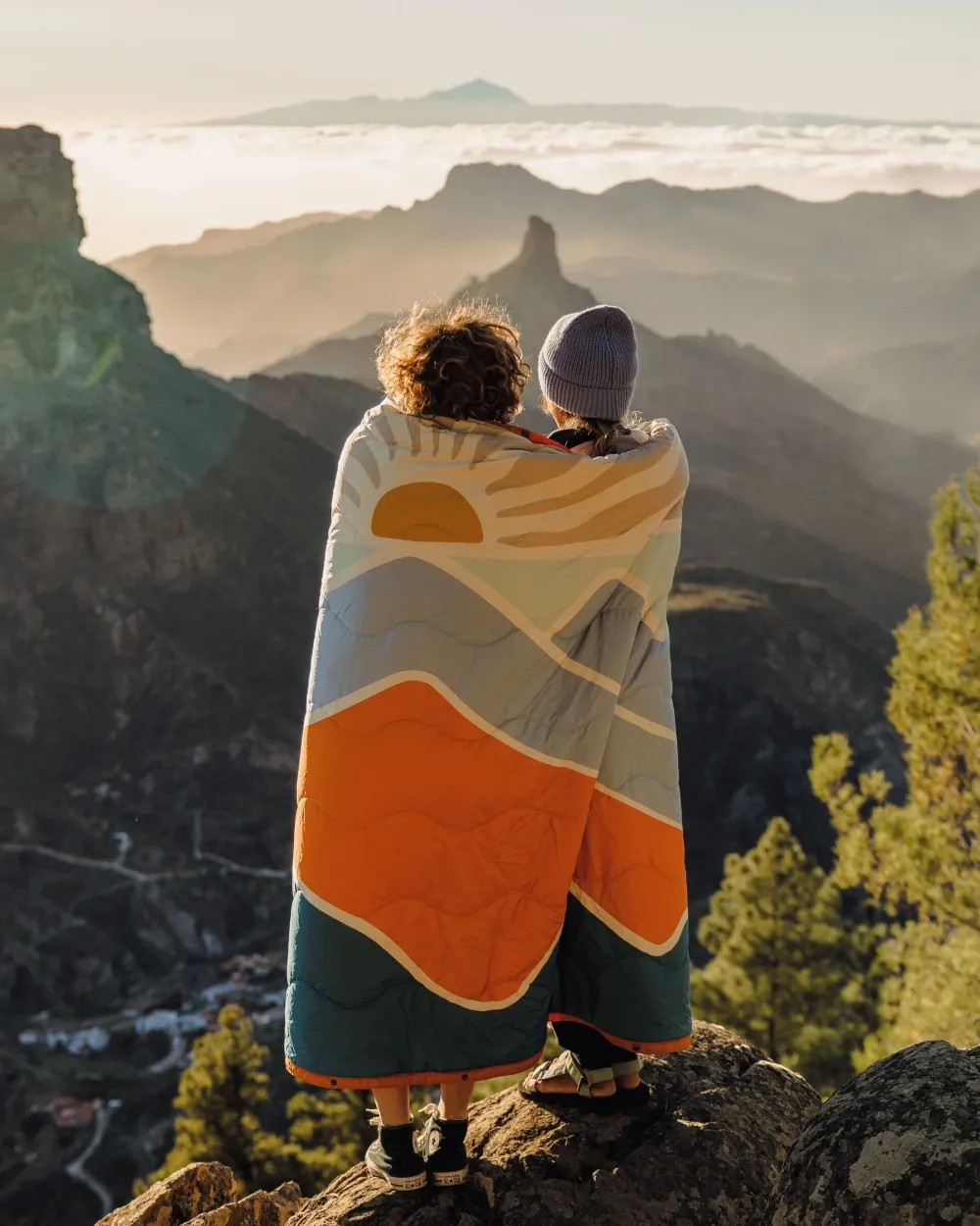 Floris van Bommel Blankets|Outdoor Living>Cabin Recycled Sherpa Blanket Cornflower