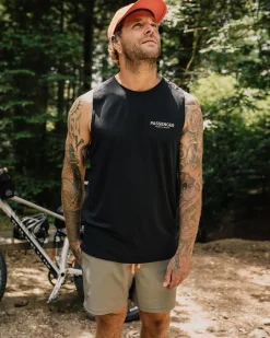Passenger T-Shirts & Tank Tops|Activewear>Calling Active Recycled Vest Black