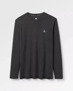 Passenger T-Shirts & Tank Tops|Activewear>Classic Active Recycled LS T-Shirt Black