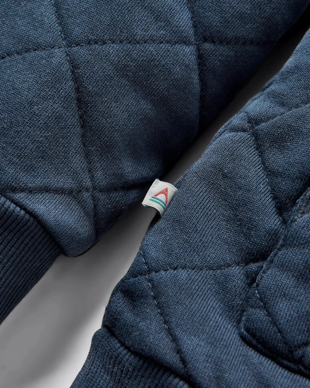 Passenger Hoodies & Sweatshirts|Activewear>Clementine Recycled Quilted Popper Up Hoodie Deep Navy