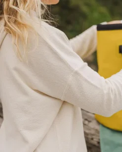 Passenger Hoodies & Sweatshirts|Women's Outlet>Clove Organic Cotton Textured Hoodie Birch