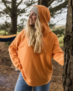 Passenger Hoodies & Sweatshirts|Women's Outlet>Clove Organic Cotton Textured Hoodie Apricot