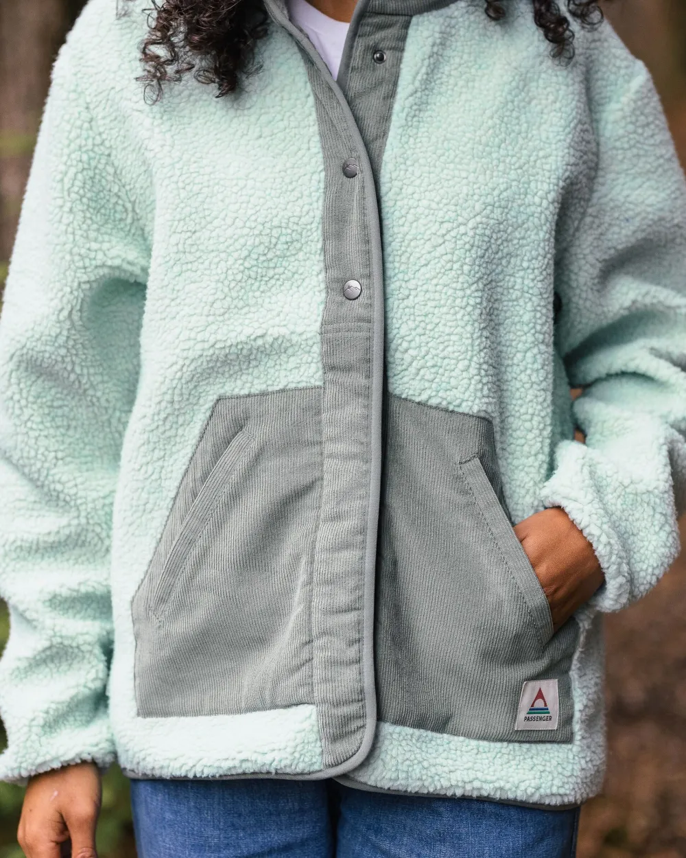 Passenger Fleece|Fleece>Clover Recycled Deep-Pile Sherpa Fleece Surf Spray