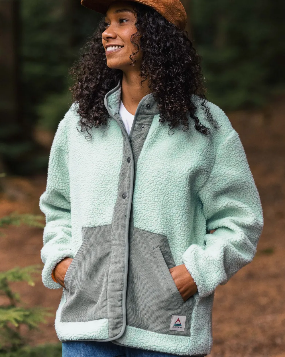 Passenger Fleece|Fleece>Clover Recycled Deep-Pile Sherpa Fleece Surf Spray