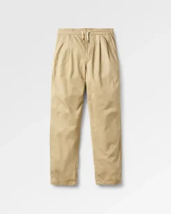 Passenger Dungarees & Pants>Compass Elasticated Waist Pants Biscuit