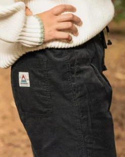 Passenger Dungarees & Pants|Winter Road Trip Essentials>Compass Recycled Corduroy Trouser Black