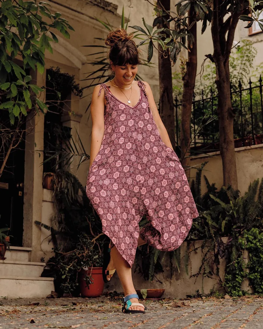 Passenger Dungarees & Pants|Dresses & Skirts>Copetín Jumpsuit Tile Wine