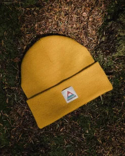 Floris van Bommel Beanies|Beanies>Core Recycled Low-Top Beanie Mustard Yellow