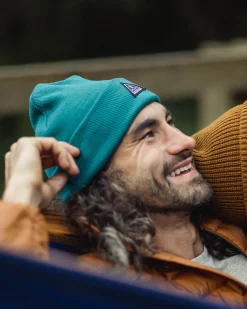 Floris van Bommel Beanies|Beanies>Core Recycled Low-Top Beanie Shaded Spruce