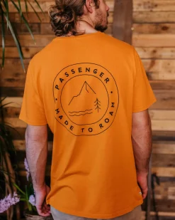 Passenger Men's Outlet|Men's>Core T-Shirt Sunrise Orange