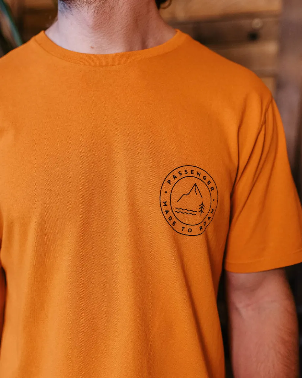 Passenger Men's Outlet|Men's>Core T-Shirt Sunrise Orange