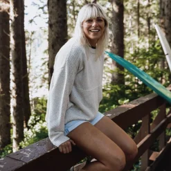 Passenger Knitwear|Women's Outlet>Cove Knitted Jumper Off White